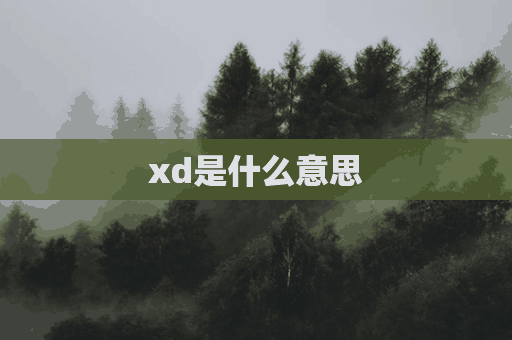 xd是什么意思(xd是什么意思游戏)